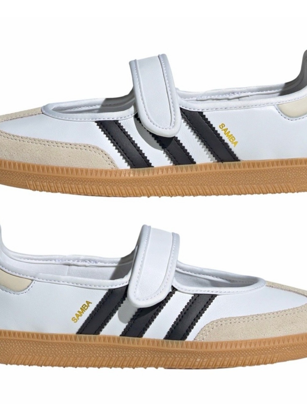 Adidas White Samba Jane Sneakers